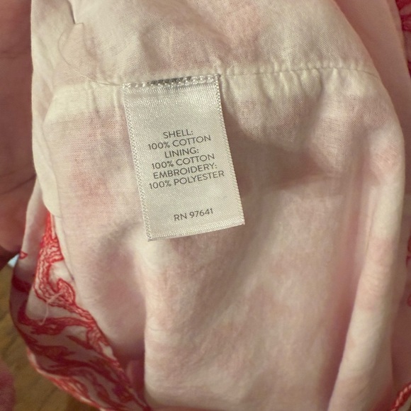 J. Jill Embroidered A-Line Shirtdress medium - Picture 4 of 7